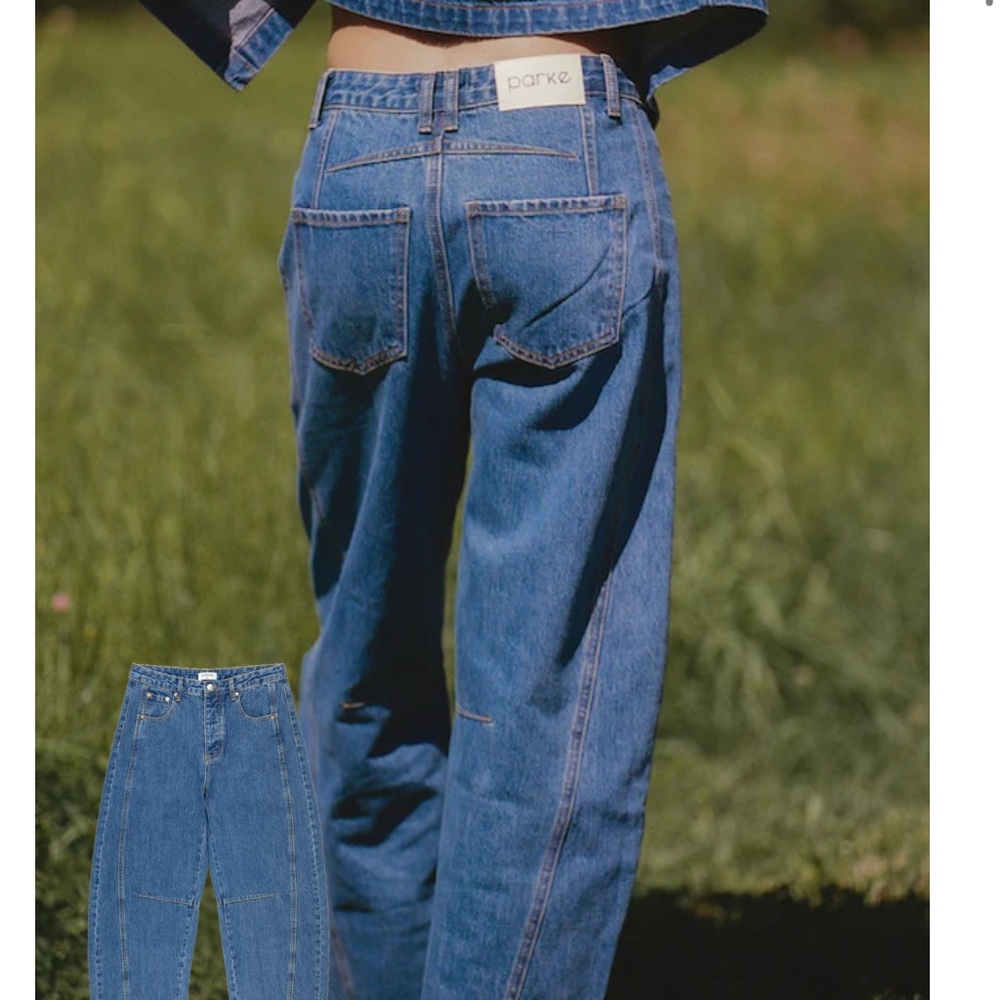 Parke Horseshoe Jeans, Medium Wash